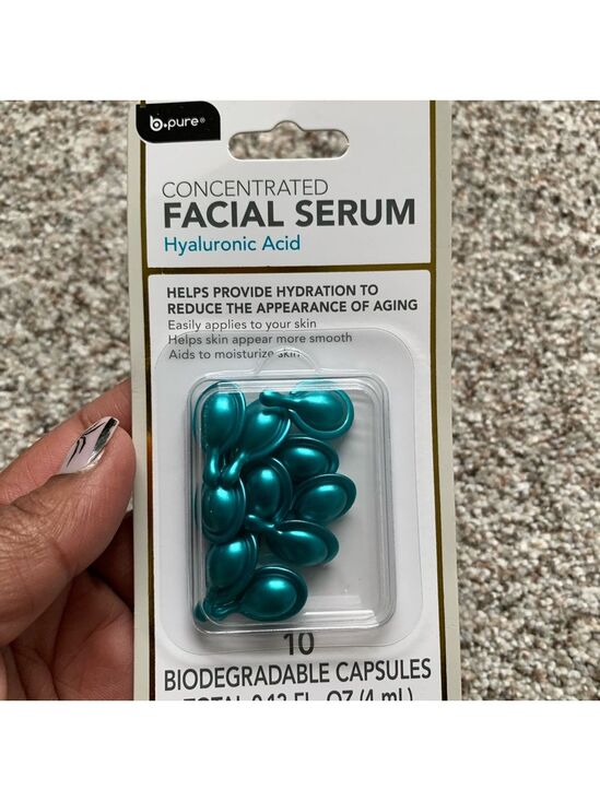 Other - Concentrated Facial Serum with Hyaluronic Acid - Teal Capsules